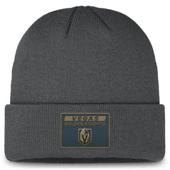 Vegas Golden Knights Fanatics Authentic Pro Cuffed Knit Hat - Gray - NHL 200897469