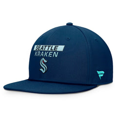 Seattle Kraken Fanatics Authentic Pro Prime Snapback Hat - Deep Sea Blue - NHL 200897498
