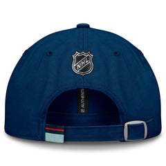 Seattle Kraken Fanatics Authentic Pro Prime Adjustable Hat - Deep Sea Blue - NHL 200897531