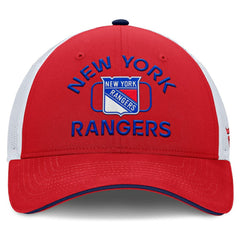 New York Rangers Fanatics Authentic Pro Rink Trucker Hat - Red/White - NHL 200897639