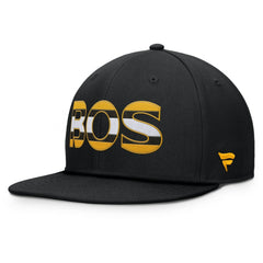 Boston Bruins Fanatics Authentic Pro Rink Snapback Hat - Black - NHL 200897659