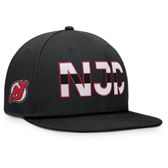 New Jersey Devils Fanatics Authentic Pro Rink Snapback Hat - Black - NHL 200897673