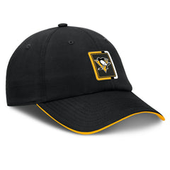 Pittsburgh Penguins Fanatics Authentic Pro Ripstop Adjustable Hat - Black/Gold - NHL 200897701