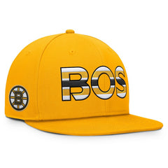 Boston Bruins Fanatics Authentic Pro Team Rink Snapback Hat - Gold - NHL 200897727