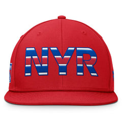 New York Rangers Fanatics Authentic Pro Team Rink Snapback Hat - Red - NHL 200897729