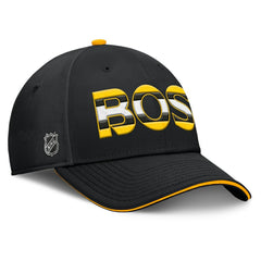 Boston Bruins Fanatics Authentic Pro Rink Team Code Flex Hat - Black/Gold - NHL 200897735