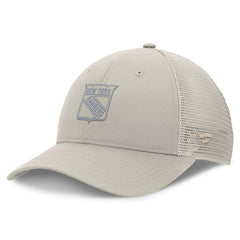 New York Rangers Fanatics Women's Authentic Pro Road Trucker Adjustable Hat - Tan - NHL 200898006