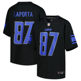 Nike Sam LaPorta Detroit Lions Youth Game Jersey Black
