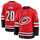 Sebastian Aho Carolina Hurricanes Fanatics Alternate Premium Jersey - Red - NHL 200899037