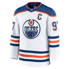 Connor McDavid Edmonton Oilers Fanatics Away Premium Jersey - White - NHL 200899105