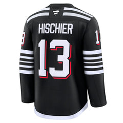 Nico Hischier New Jersey Devils Fanatics Alternate Premium Jersey - Black - NHL 200899118