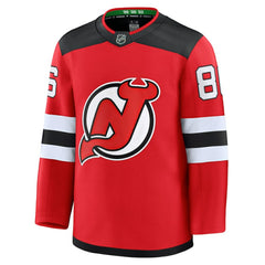Jack Hughes New Jersey Devils Fanatics Home Premium Jersey - Red - NHL 200899121