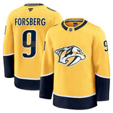 Filip Forsberg Nashville Predators Fanatics Home Premium Jersey - Gold - NHL 200899139