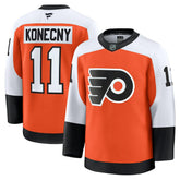 Travis Konecny Philadelphia Flyers Fanatics Home Premium Jersey - Burnt Orange - NHL 200899166