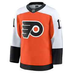 Travis Konecny Philadelphia Flyers Fanatics Home Premium Jersey - Burnt Orange - NHL 200899166