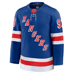 Mika Zibanejad New York Rangers Fanatics Home Premium Jersey - Blue - NHL 200899172