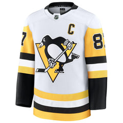 Sidney Crosby Pittsburgh Penguins Fanatics Away Premium Jersey - White - NHL 200899190