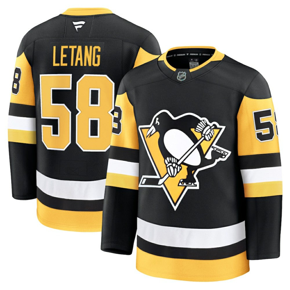Kris Letang Pittsburgh Penguins Fanatics Home Premium Jersey - Black - NHL 200899200