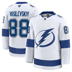 Andrei Vasilevskiy Tampa Bay Lightning Fanatics Away Premium Jersey - White - NHL 200899225