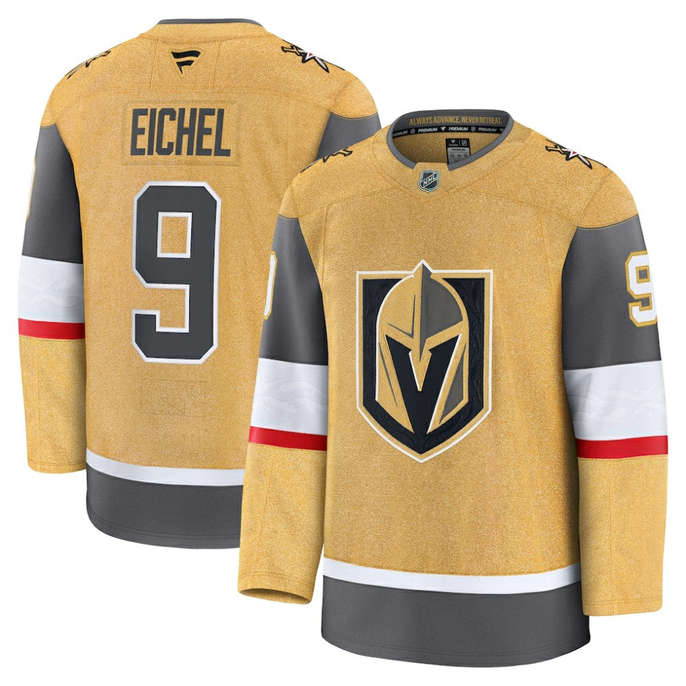 Jack Eichel Vegas Golden Knights Fanatics Home Premium Jersey - Gold - NHL 200899239