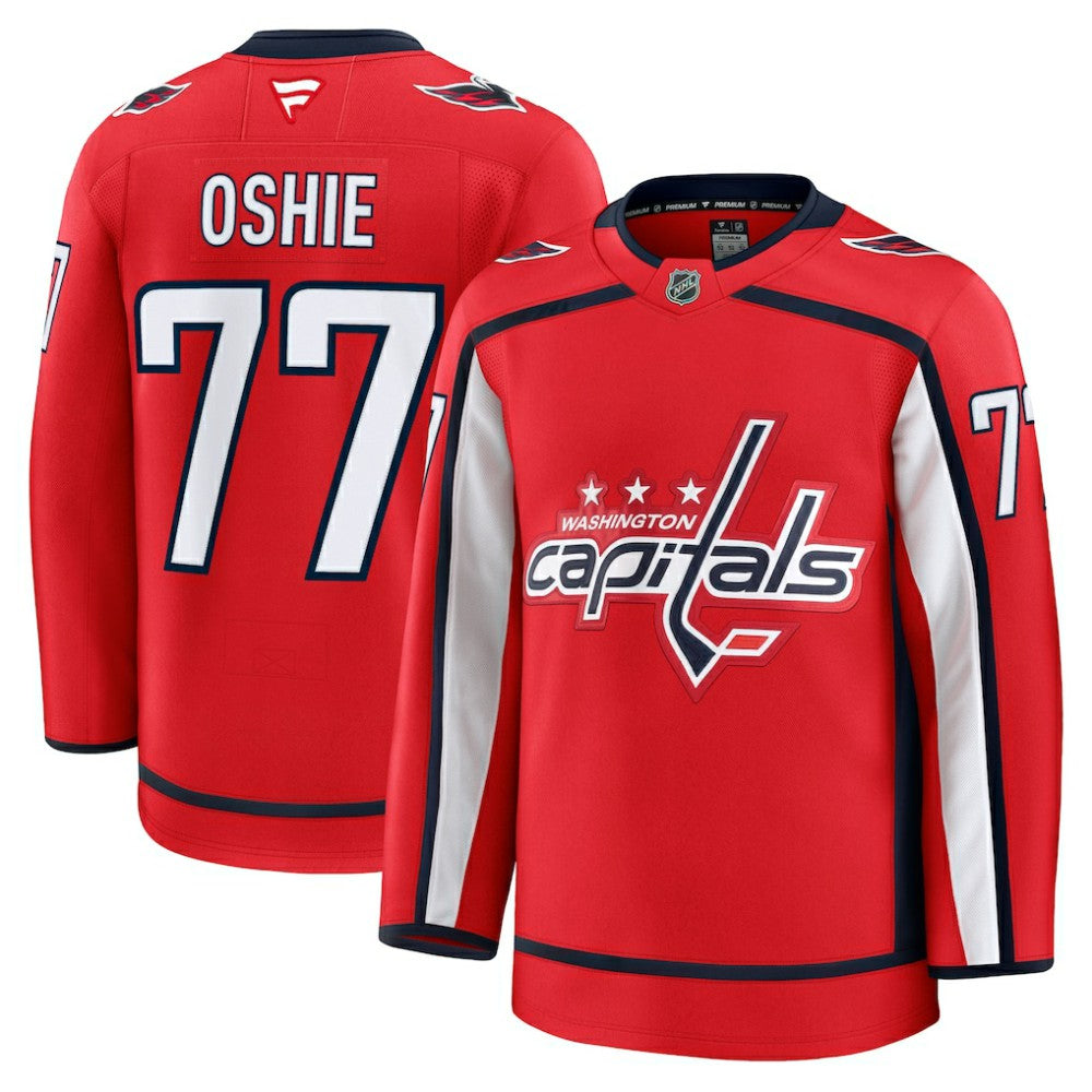 TJ Oshie Washington Capitals Fanatics Home Premium Jersey - Red - NHL 200899258
