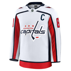 Alexander Ovechkin Washington Capitals Fanatics Away Premium Jersey - White - NHL 200899287