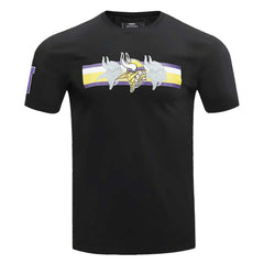 Minnesota Vikings Pro Standard Retro Striper T-Shirt Black