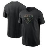 Tampa Bay Rays Nike Camo T-Shirt - Black - Nike on Sale
