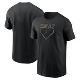 Arizona Diamondbacks Nike Camo T-Shirt - Black - Nike Discount