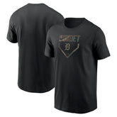Detroit Tigers Nike Camo T-Shirt - Black - Nike Lifestyle