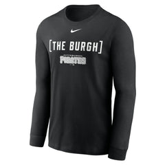Pittsburgh Pirates Nike Local Nickname Long Sleeve T-Shirt - Black - Nike Online