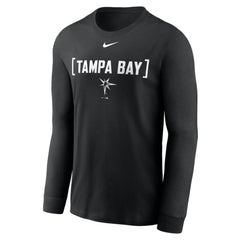 Tampa Bay Rays Nike Local Nickname Long Sleeve T-Shirt - Black - Nike Online