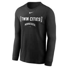 Minnesota Twins Nike Local Nickname Long Sleeve T-Shirt - Black - Nike on Sale