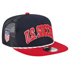 USWNT New Era Throwback Golfer Snapback Hat Navy - New Era sale