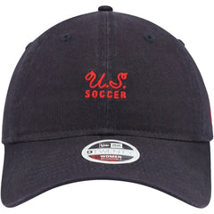 USWNT New Era Women's Throwback 9TWENTY Adjustable Hat Navy - New Era