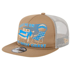 Los Angeles Chargers New Era Meet Me 9FIFTY Snapback Hat Tan