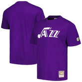 Utah Jazz Hardwood Classics Nights Premium T-Shirt Purple | Mitchell & Ness discount