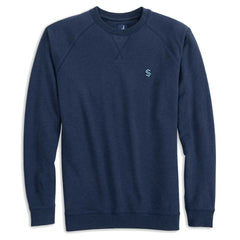 Seattle Kraken johnnie-O Freeman Tri-Blend Raglan Pullover Sweatshirt - Deep Sea Blue - NHL 200910697