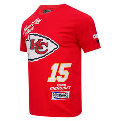 Patrick Mahomes Kansas City Chiefs Pro Standard Fast Lane Name & Number Player T-Shirt Red