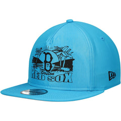 Boston Red Sox New Era Neon Golfer Snapback Hat - Blue - New Era Discount