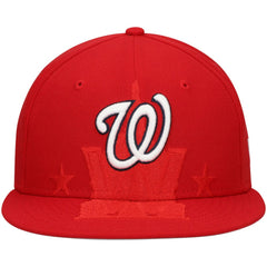 Washington Nationals New Era Shadow Logo 59FIFTY Fitted Hat - Red - New Era on Sale
