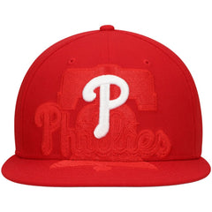 Philadelphia Phillies New Era Shadow Logo 59FIFTY Fitted Hat - Red - New Era Lifestyle