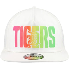 Detroit Tigers New Era Spring Spectrum Golfer Snapback Hat - White - New Era Lifestyle