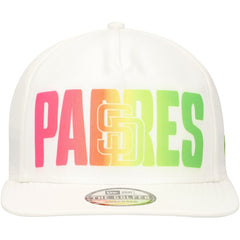 San Diego Padres New Era Spring Spectrum Golfer Snapback Hat - White - New Era on Sale