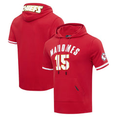 Patrick Mahomes Kansas City Chiefs Pro Standard Player Name & Number Hoodie T-Shirt Red