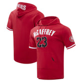 Christian McCaffrey San Francisco 49ers Pro Standard Player Name & Number Hoodie T-Shirt Scarlet
