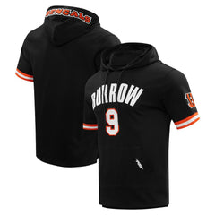 Joe Burrow Cincinnati Bengals Pro Standard Player Name & Number Hoodie T-Shirt Black