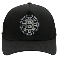 Boston Bruins Pro Standard Paint the City Pinch Front Snapback Hat - Black - NHL 200913837