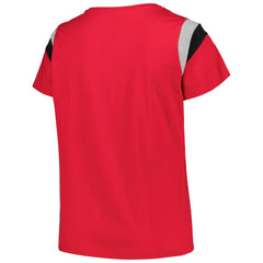 St. Louis Cardinals Profile Women's Plus Size Scoop Neck T-Shirt - Red - MLB on Sale