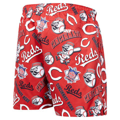 Cincinnati Reds Pro Standard Toss Logo Woven Shorts - Black - MLB Sale